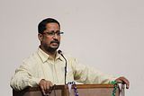 Chief Guest Shri Anil Joshi, Hon'ble Minister of Local Government, Medical Eductation and Research, Punjab addressing the gathering at Inaugural Ceremony